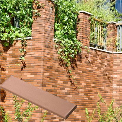 Orange Foshan Poly Exterior Wall Decoration Cladding System Stickers Bricks Materials 240 x 60mm MPO-004