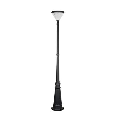 Modern landscape single head solar powered post lighting  HS-ZC-ZTD2204-2