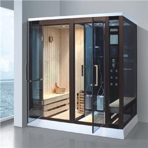 Sauna 6 Persons, Sauna House with Shower Room, 6 Person Outdoor Sauna  HS-SR935-11