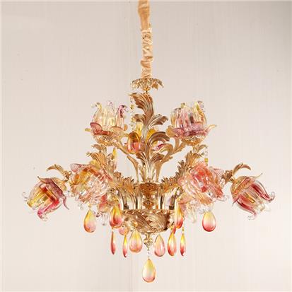 Hanse ExquisitelyHome Lite Antique Gold Chandelier  HS8141D-6+3