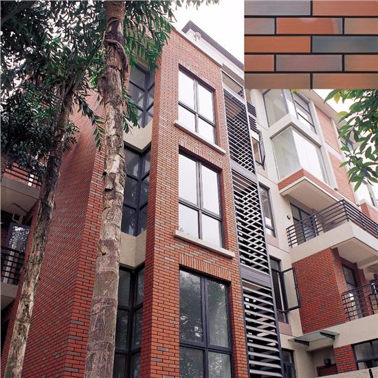 Brown Foshan Factory Wholesale Exterior Wall Cladding Clinker Tiles Brick Clay Tile Wall Coping 240 x 60mm MPB-0063