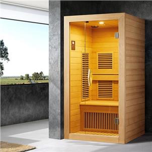 Deluxe Small 1 Person Far Infrared Tourmaline Sauna Room  HS-1606SR1