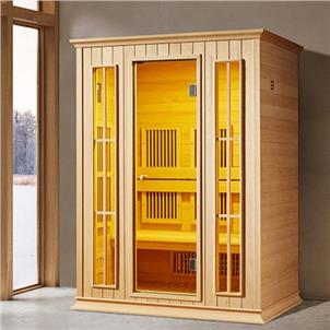 Bathroom Solid Wood Corner Use Luxurious Infrared Sauna  HS-1703SR3