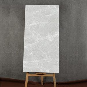 Light Grey Glazed Artificial Stone Tile Customized Size HKP715021