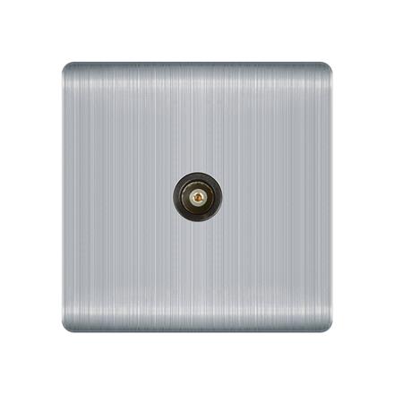 Stainless steel dish tv socket outlet  Q1 TV socket