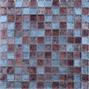 Red Glazed Glass Mosaic Tile Customized Size SH104