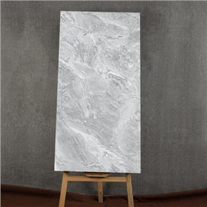 Light Grey Glazed Artificial Stone Tile Customized Size HKP715026