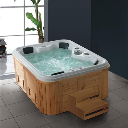 HS-SPA012 cheap rectangular indoor 3 person balboa sexy massage hot tub  HS-SPA012