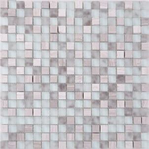 Light Grey Glazed Artificial Stone Tile Customized Size QJ001