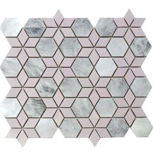 Pink Glazed Ceramic Tile Customized Size XWD-015