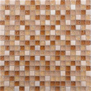 Red Glazed Glass Mosaic Tile Customized Size PY018