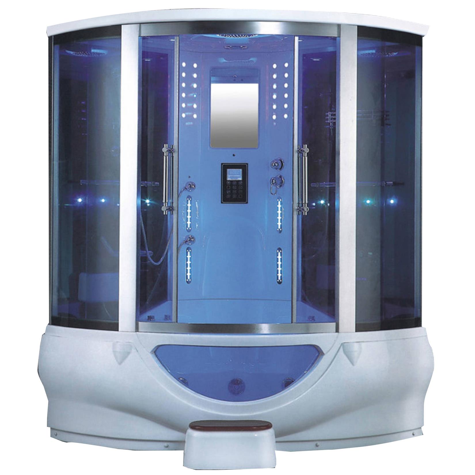 Massage Shower Units/ Luxury Steam Shower Cabinet/ Bath Steam Room  HS-A9165