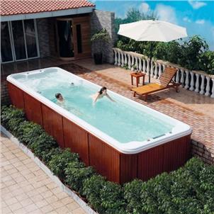 Chinese Garden Swimming SPA Pool Hot Tub Combo  HS-SP08B6