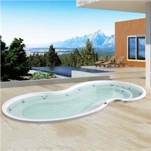 Unique Shaped 6m Length Inground SPA Underground Designer Pool Hotel  HS-PC06CH