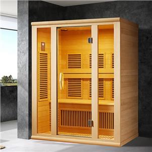 Hemlock Solid Wood Russian Dry Infrared Sauna Room Indoor  HS-1608SR2