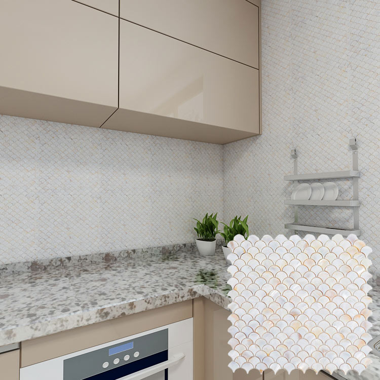 White Polished Ceramic Tile