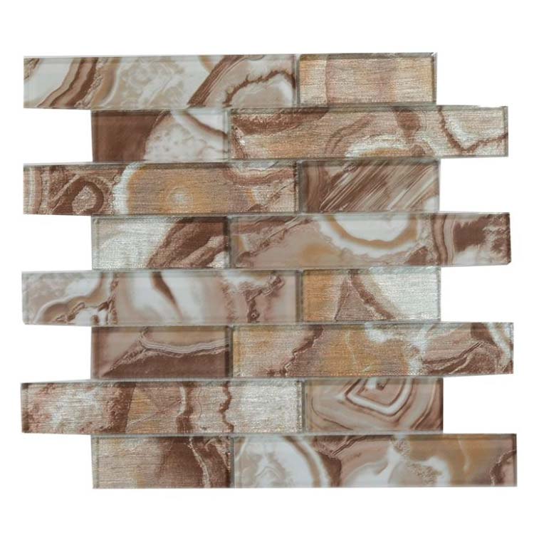 Brown Polished Ceramic Tile