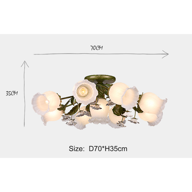 Hanse Indoor Hotel/Household Floral Night Led Wall Chandelier