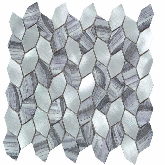 Silver Grey Glazed Ceramic Tile