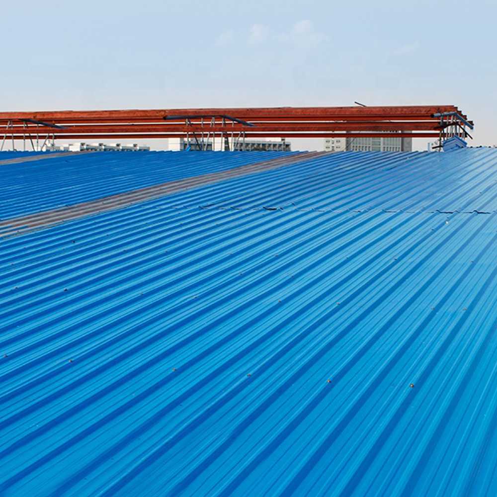 Blue Insulated Exterior Cornice Panels Blue Roofing Shingles Roof Tile Pvc Roofing Sheets Plastic