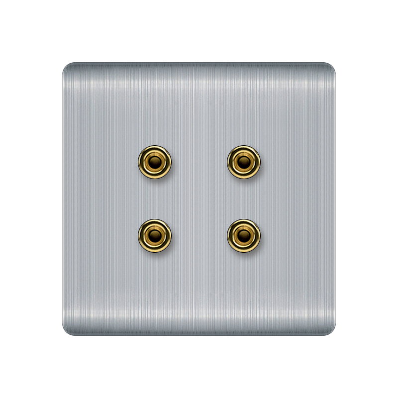 double uk sockets audio socket