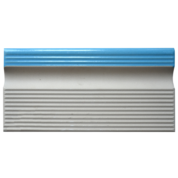 Blue 240X115mm Bullnose Swimming Pool Accessory Tile/ Cheap Swimmingpool Tile