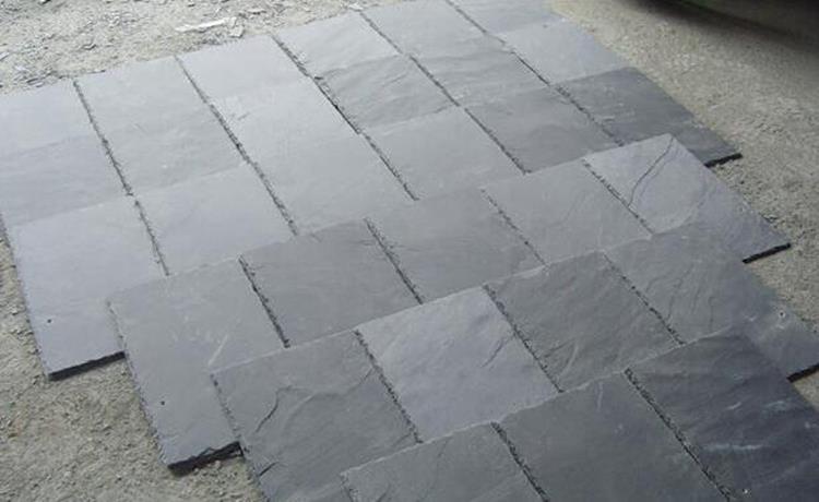 rustic grey slate floor tile