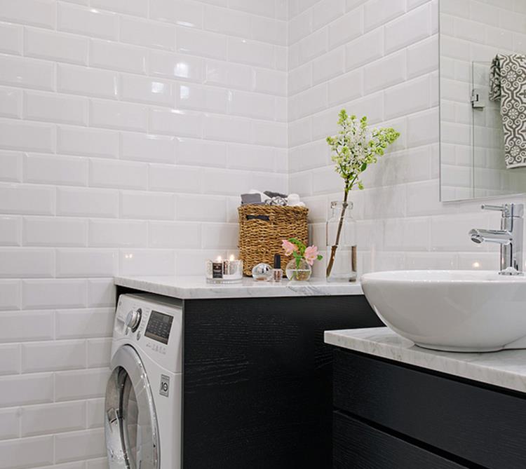 white subway tile bathroom