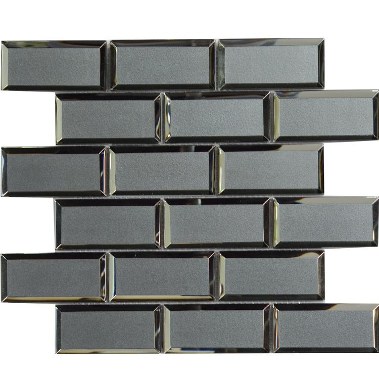 grey brick tiles kitchen