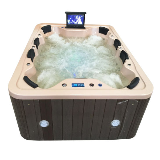 Wholesale 6 7 8 Person Whirlpool Balboa Corner Massage Acrylic Outdoor Freestanding Bath Hydro SPA Jacuzzi Price Hydromassage Bathtub Pool Hot Tubs (SPA-B018G)