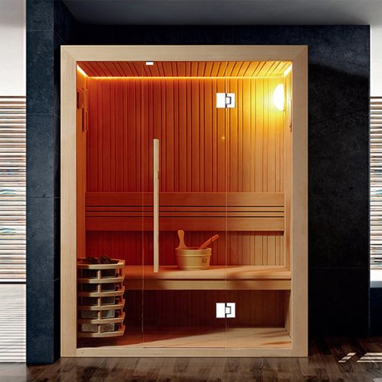 Large Finnish Sliding Door Sauna Room House Price