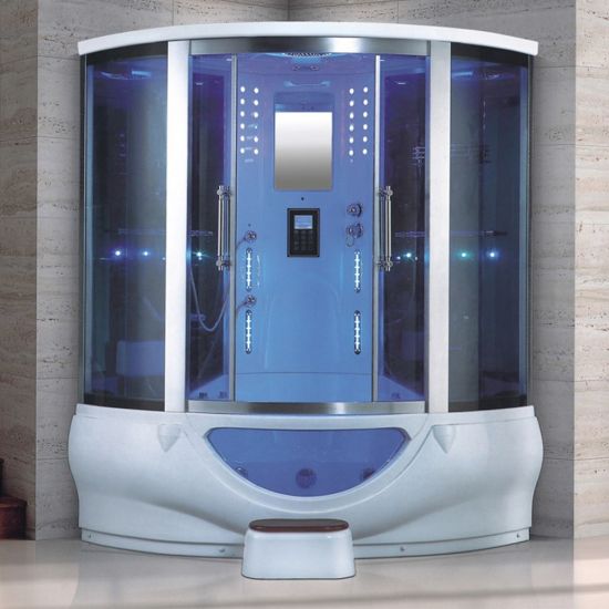 Modern Tempered Glass Door Personal Steam Bath Home Shower Cabinet