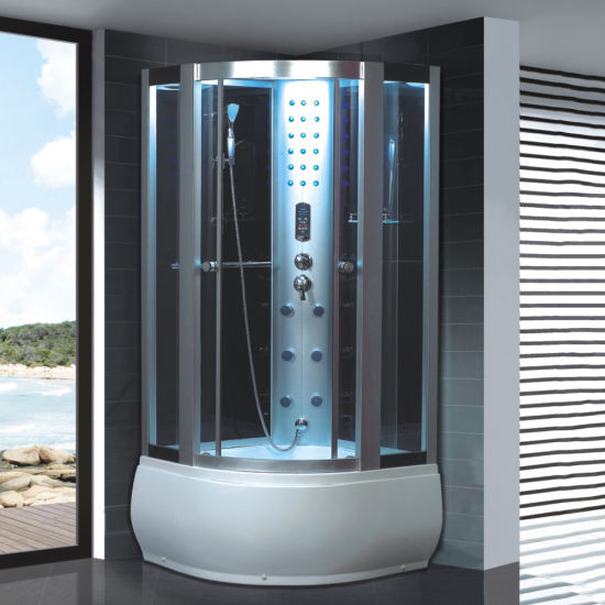 Simple Design 1200X1200 Small Tub Steam Shower Room