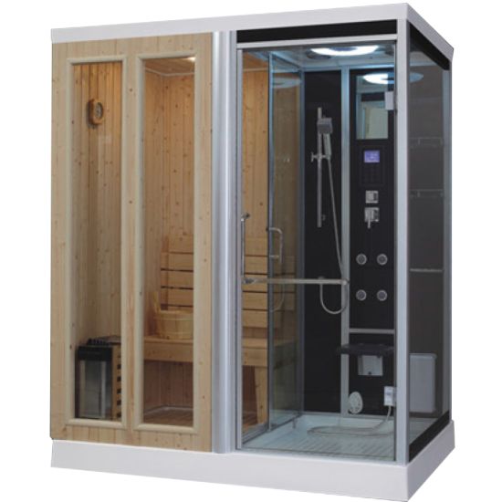 Acrylic Wood Massage Steam Room Sauna Hammam Roomm