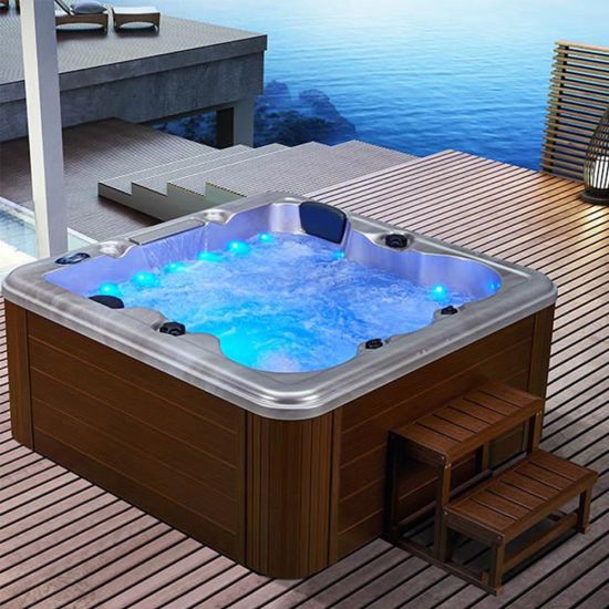 Outdoor family bath massage whirlpool hot tub pool spa – La Moderno