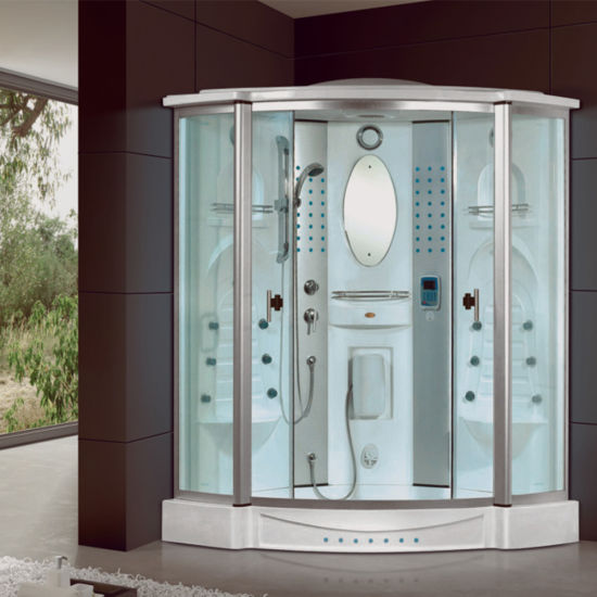Indoor Bathroom with Control Panel Shower Cabin 2 Person Steam Room