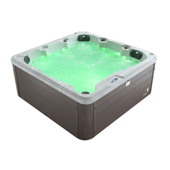 Colorful Light Whirlpool Outdoor SPA 6 Persons Hot Tub