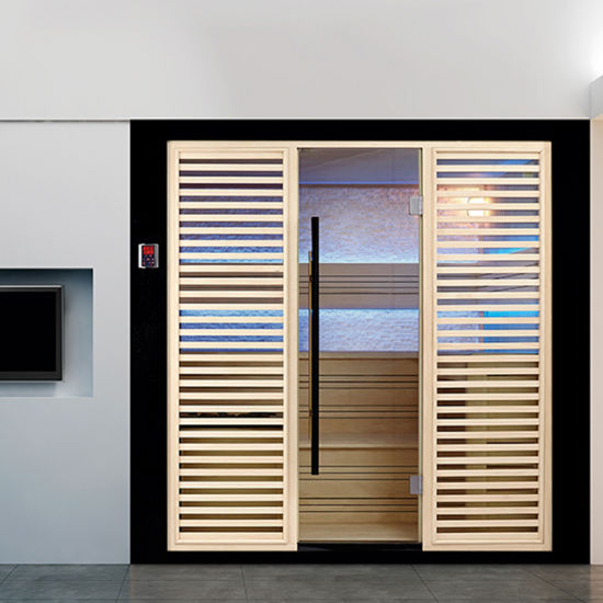 Bluetooth FM MP3 White Poplar Wood Sauna Manufacturers