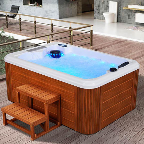 Acrylic Galvanic Home Sexy Massage Hottube Bathing SPA Shell Bathtub Outdoor with TV