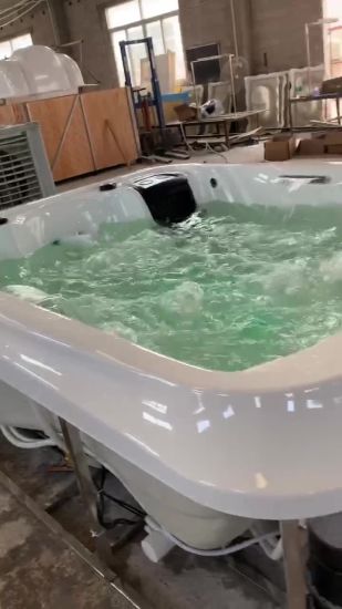 Modern Fashion Blue Acrylic SPA Hot Tubs and Jacuzzi Outdoor