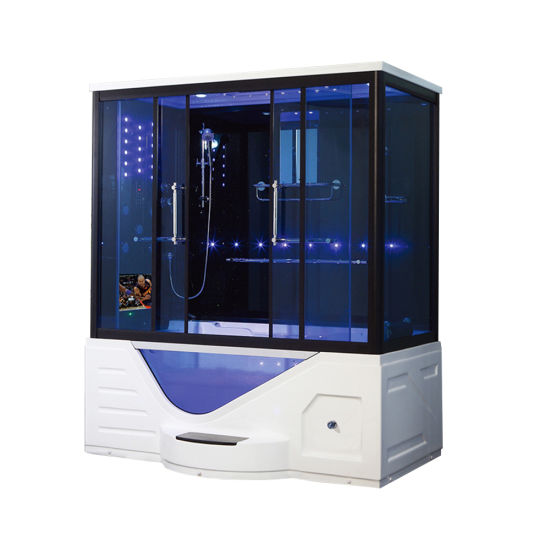 Prefab Luxury Steam Shower, Steam Room with TV Bath Shower Cabin