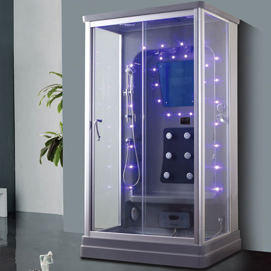 Gray Acrylic Transparent Glass Steam Shower Steam Room for Sale