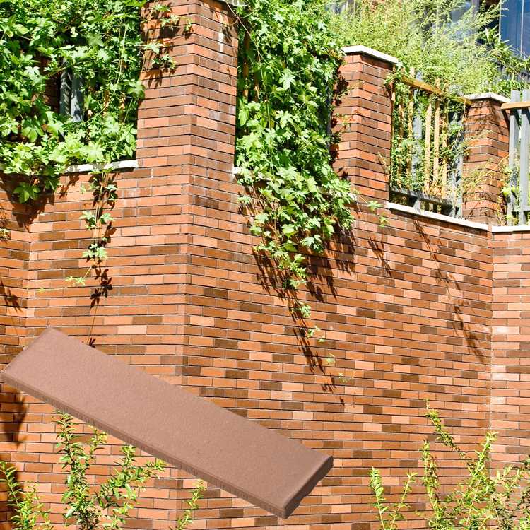 Orange Foshan Poly Exterior Wall Decoration Cladding System Stickers Bricks Materials
