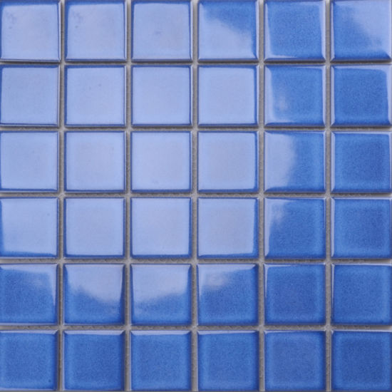 Blue Glazed Ceramic Tile