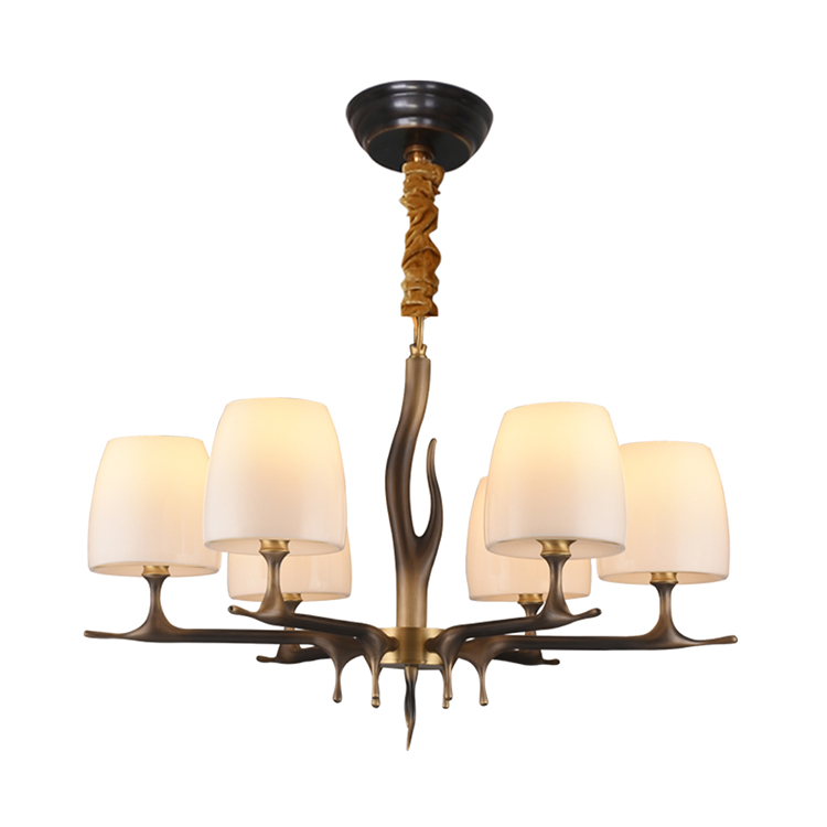 Hanse Antique Brass Chandelier