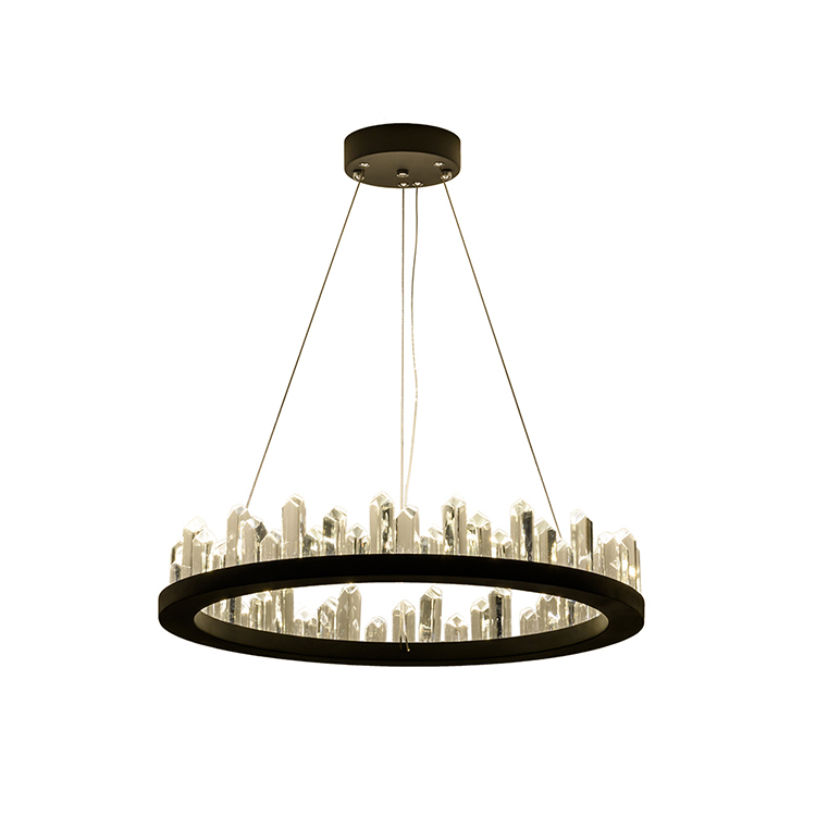 Modern Stainless Seel Rectangle Luxury Long Strip Chandelier