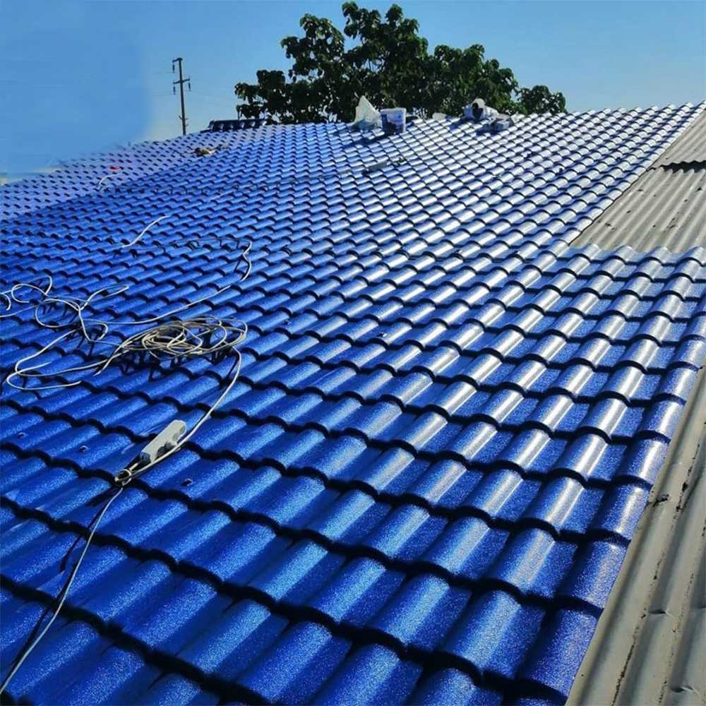 Blue For House Patio Used Waterproofing Roof Tiles Prices Plastic Sheet Roofing