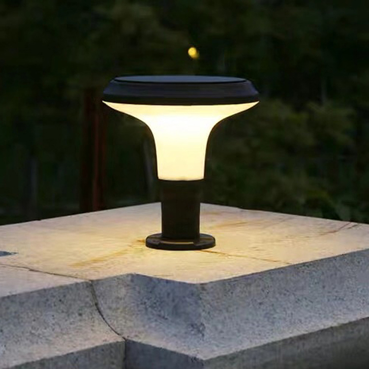 European style led pillar post lights for fence, garden, gate and walkway