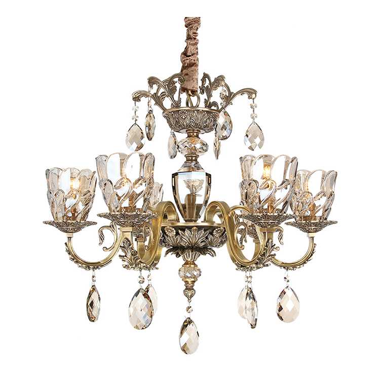 Hanse Modern Retro Style Glass LED Chandelier