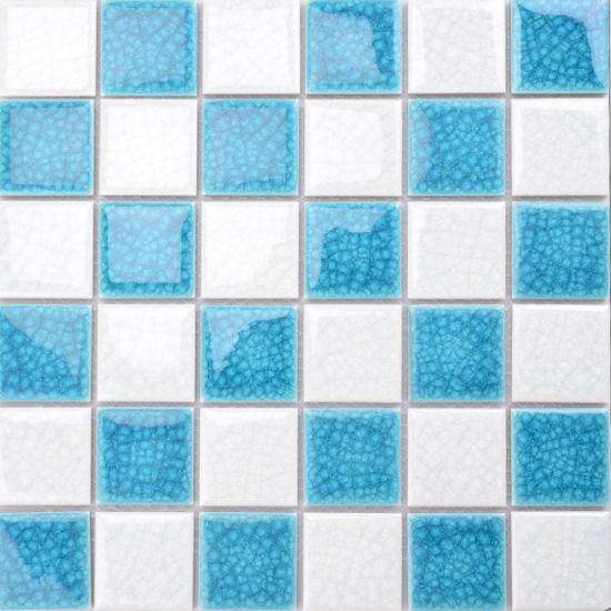 Blue Glazed Ceramic Tile